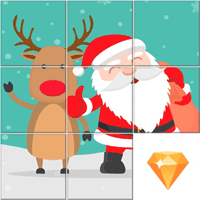 Christmas Slide Puzzle